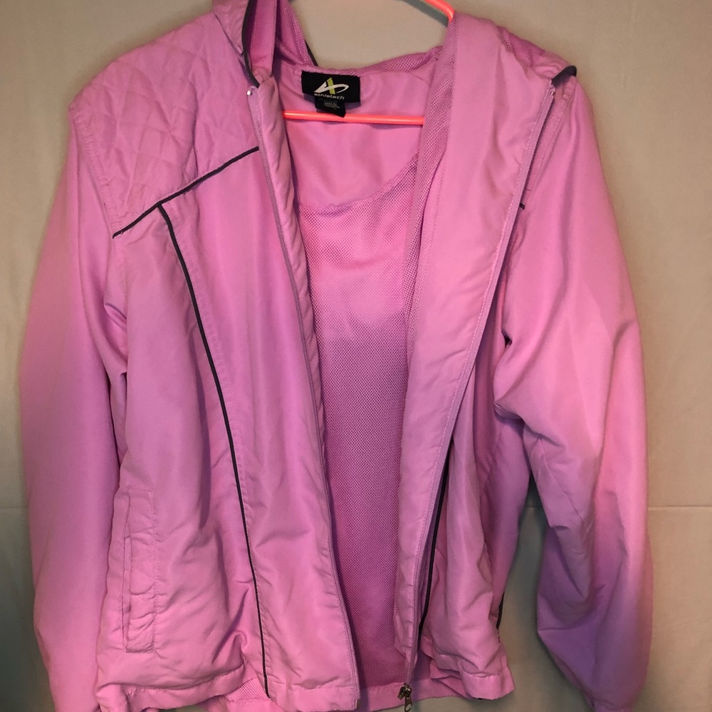 Neon Pink Windbreaker